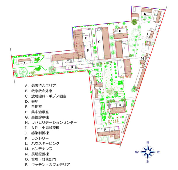 ワールドメイト救急病院地図